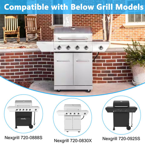 Grillfired Nexgrill 720-0830X flame tamers with stainless steel durability