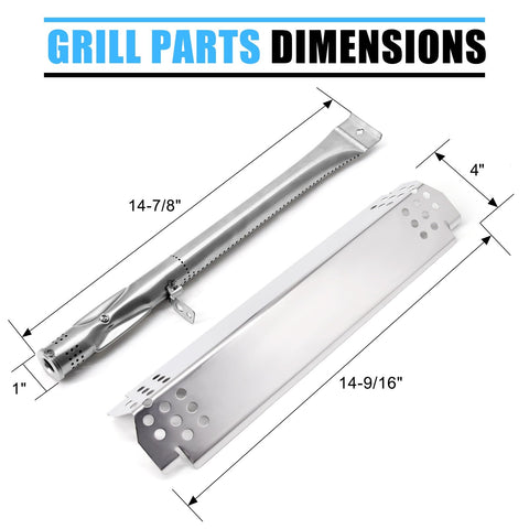 Grillfired Nexgrill 720-0830X stainless steel components resist rust