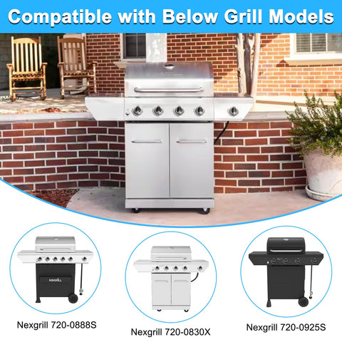 Grillfired Nexgrill 720-0888S flame tamers promote even heat