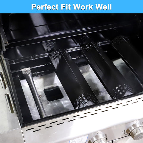 Grillfired Nexgrill 720-0888S heat plates shield burners and prevent drips