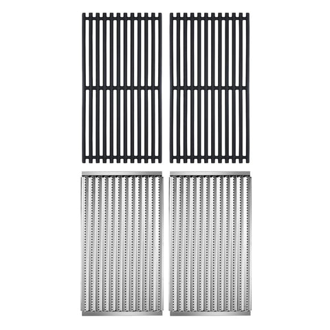 Grillflame 463642316 infrared grates provide a durable surface for Char-Broil 2-burner grills