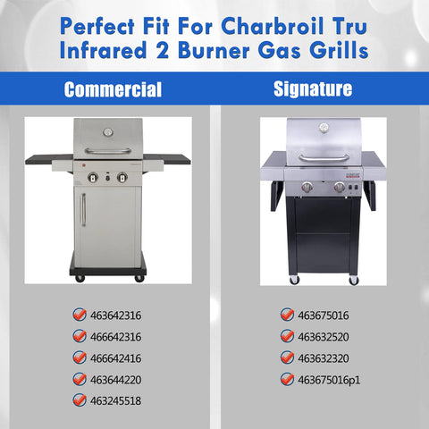 Grillflame charbroil-2-burner-grill-grates as a reliable replacement for 2-burner setups