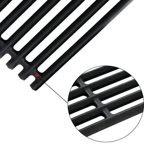 Grillflame medallion 2-burner grate supports long-lasting performance in outdoor cooking.