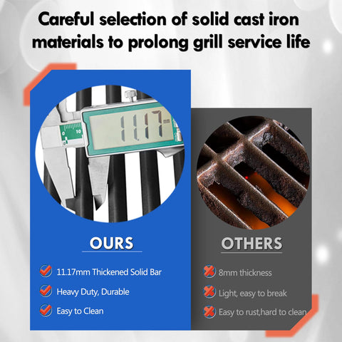 Grillflame charbroil-tru-infrared-emitter-plates promote stable heating across zones