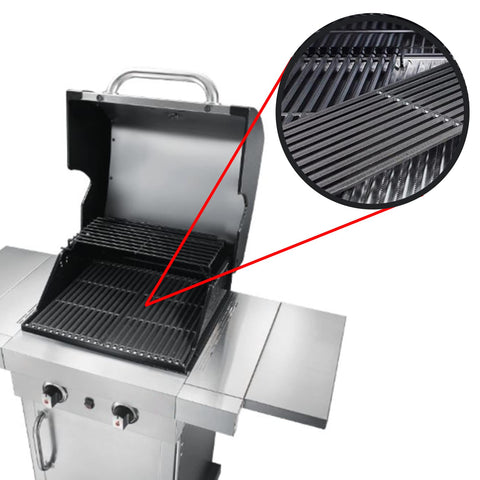 Grillflame g362-0008-w1a compatible grate promotes easy seasoning and cleaning.