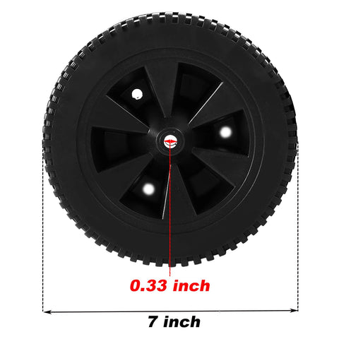 Grillflame durable plastic wheel offers lasting support for Charbroil grills