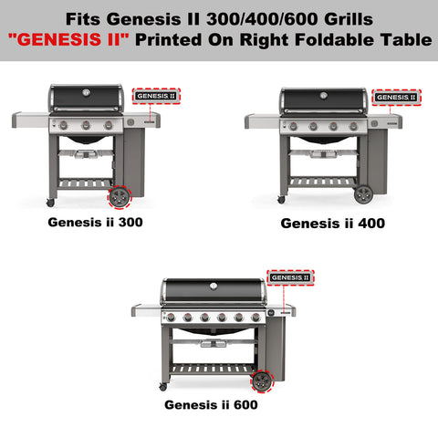 Grillflame Genesis II compatibility badge shows broad model fit, expanding replacements