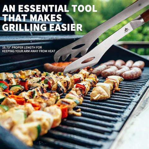 GRILLGEN 2mm-thick stainless steel construction for sturdy, bend-resistant performance