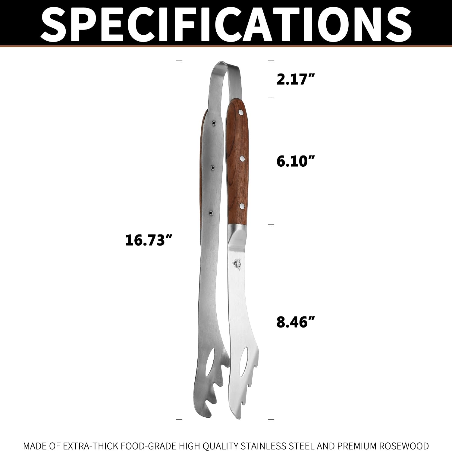 GRILLGEN gift-ready BBQ tongs ideal for celebrations and grill enthusiasts
