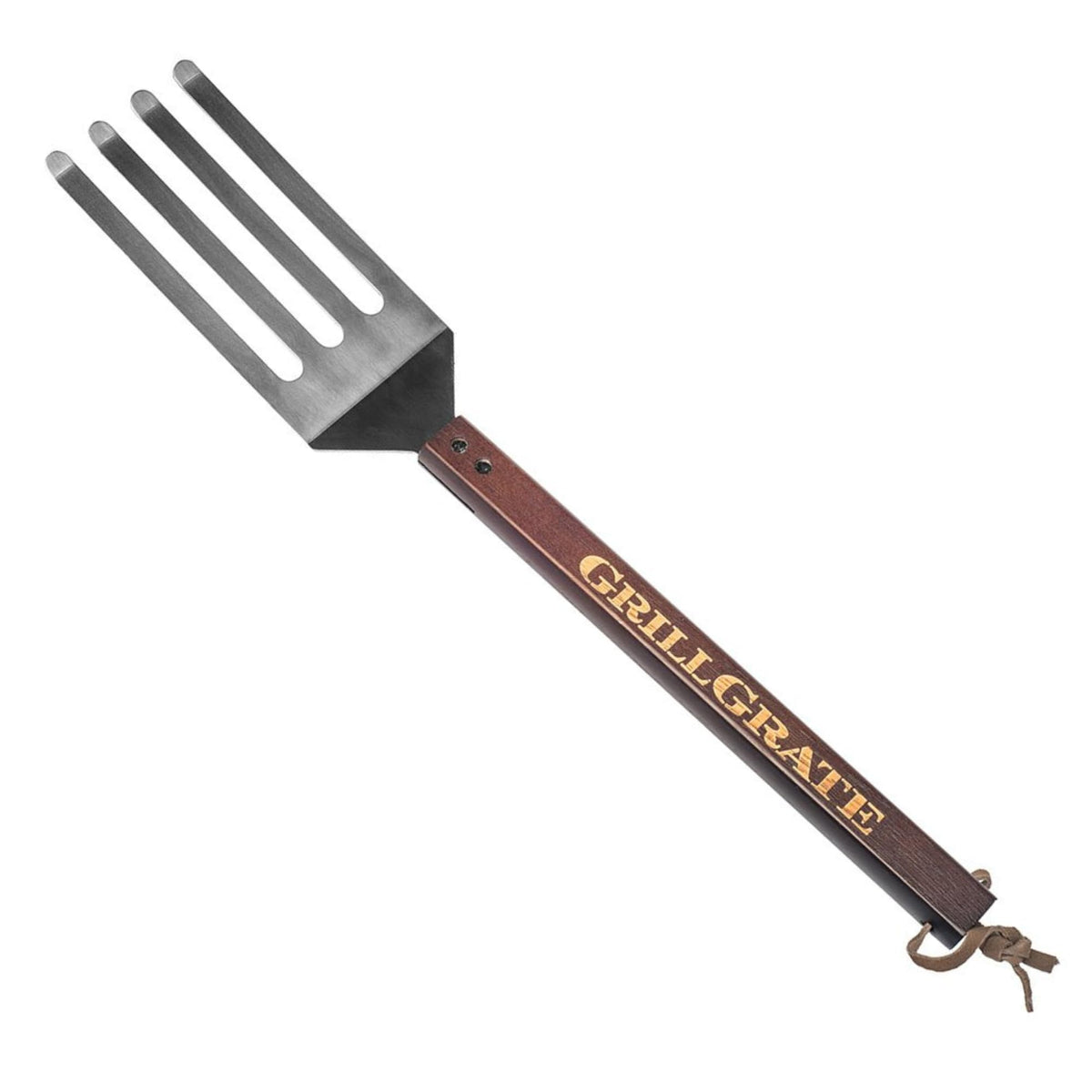 GrillGrate Grate Tool between rails lifting food without scraping