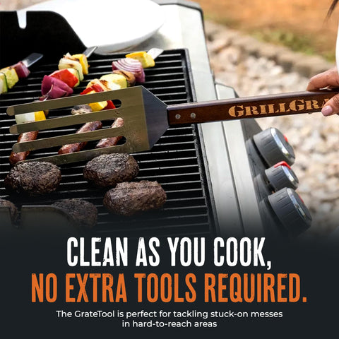 GrillGrate Grate Tool ergonomic handle for precise control