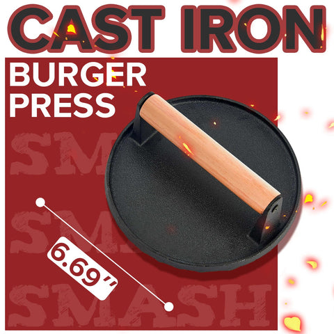 Grilliance burger press patty maker enables quick, consistent shaping.