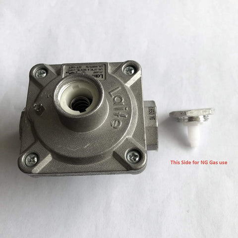 GRILLJOB LP setups require an external regulator between supply and regulator.
