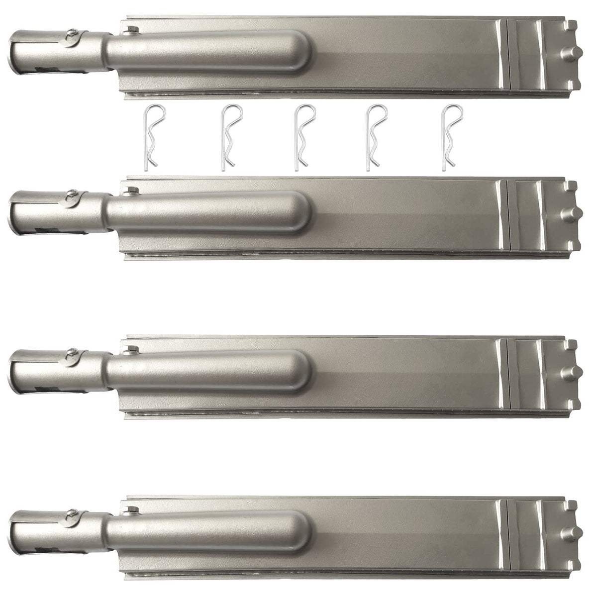 GRILLJOB heavy-duty stainless burner 4-pack for durable replacement parts
