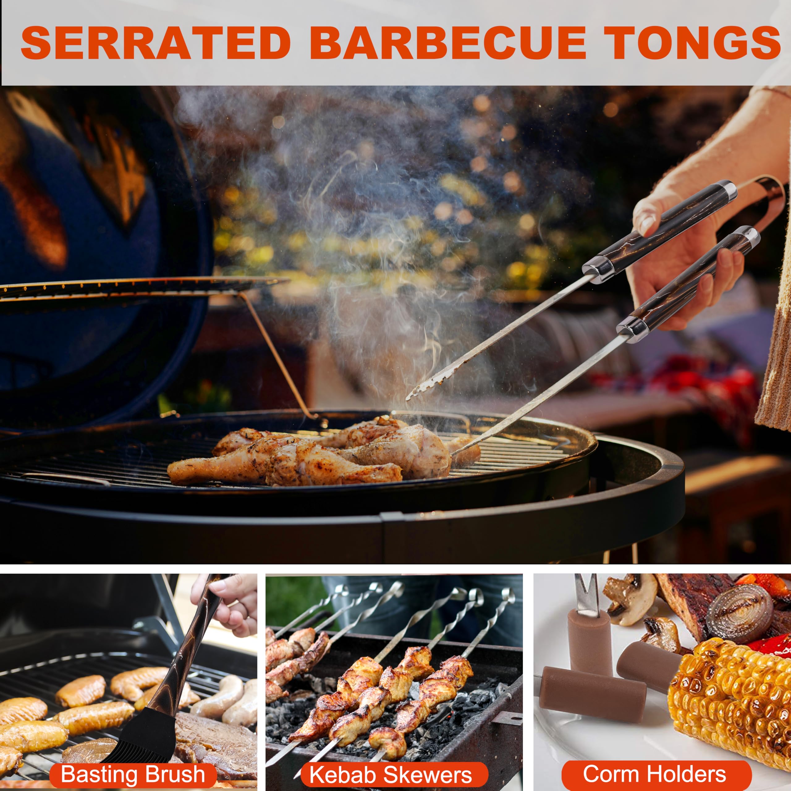 Grilljoy basting brush for even sauce coverage and enhanced flavor during grilling