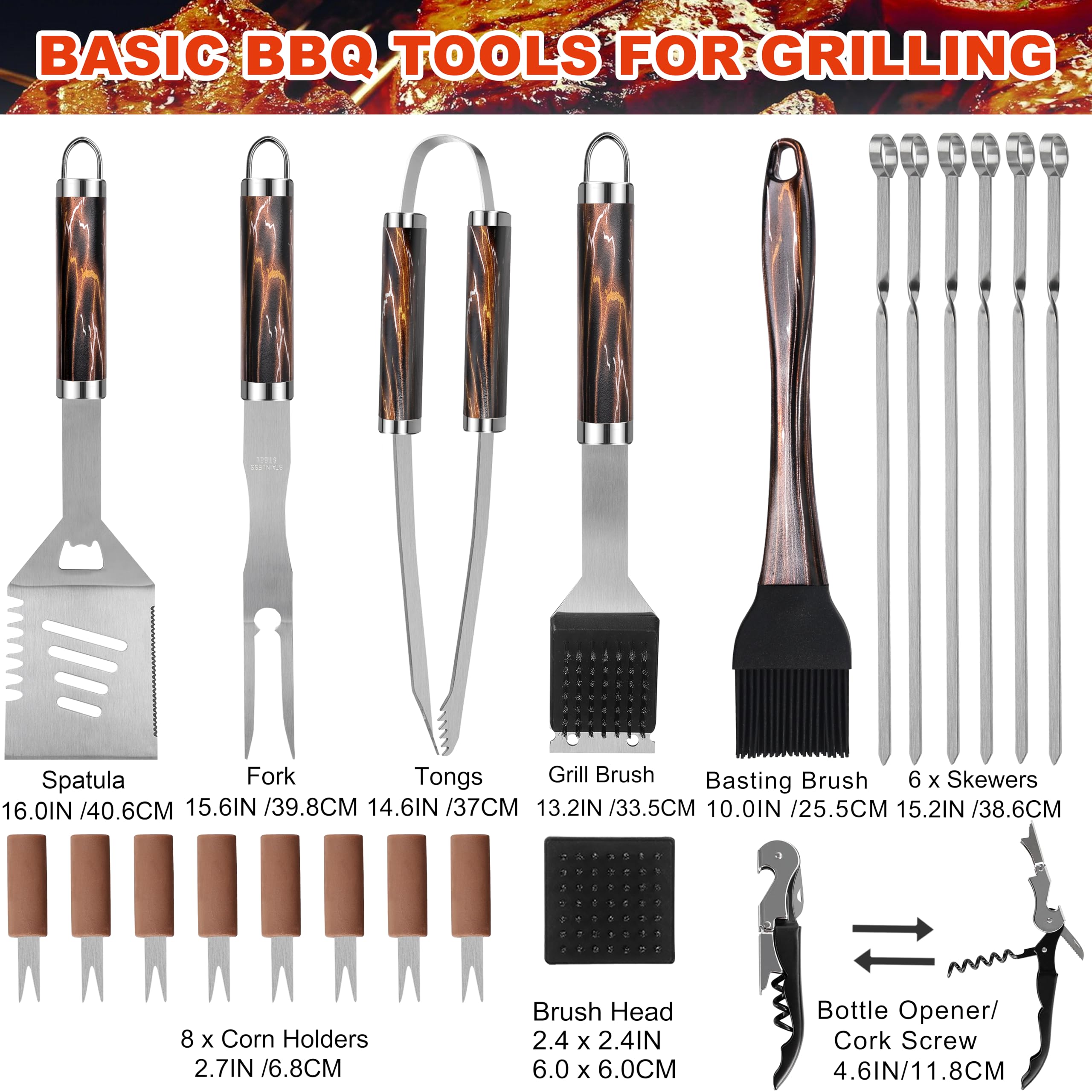 Grilljoy BBQ spatula for effortless turning and clean slicing with strength