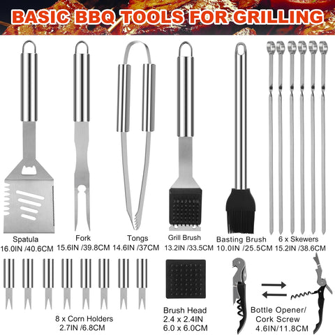 Grilljoy black aluminum storage box keeps tools organized and portable