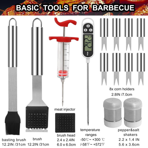 GrillJoy extended-handle tongs keeping hands away from heat for safety