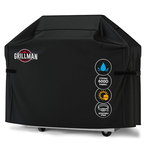 Grillman 60-inch grill cover rip-proof protection against rain and dust