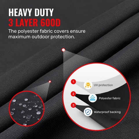 Grillman rip-proof materials guard against wear and tear.