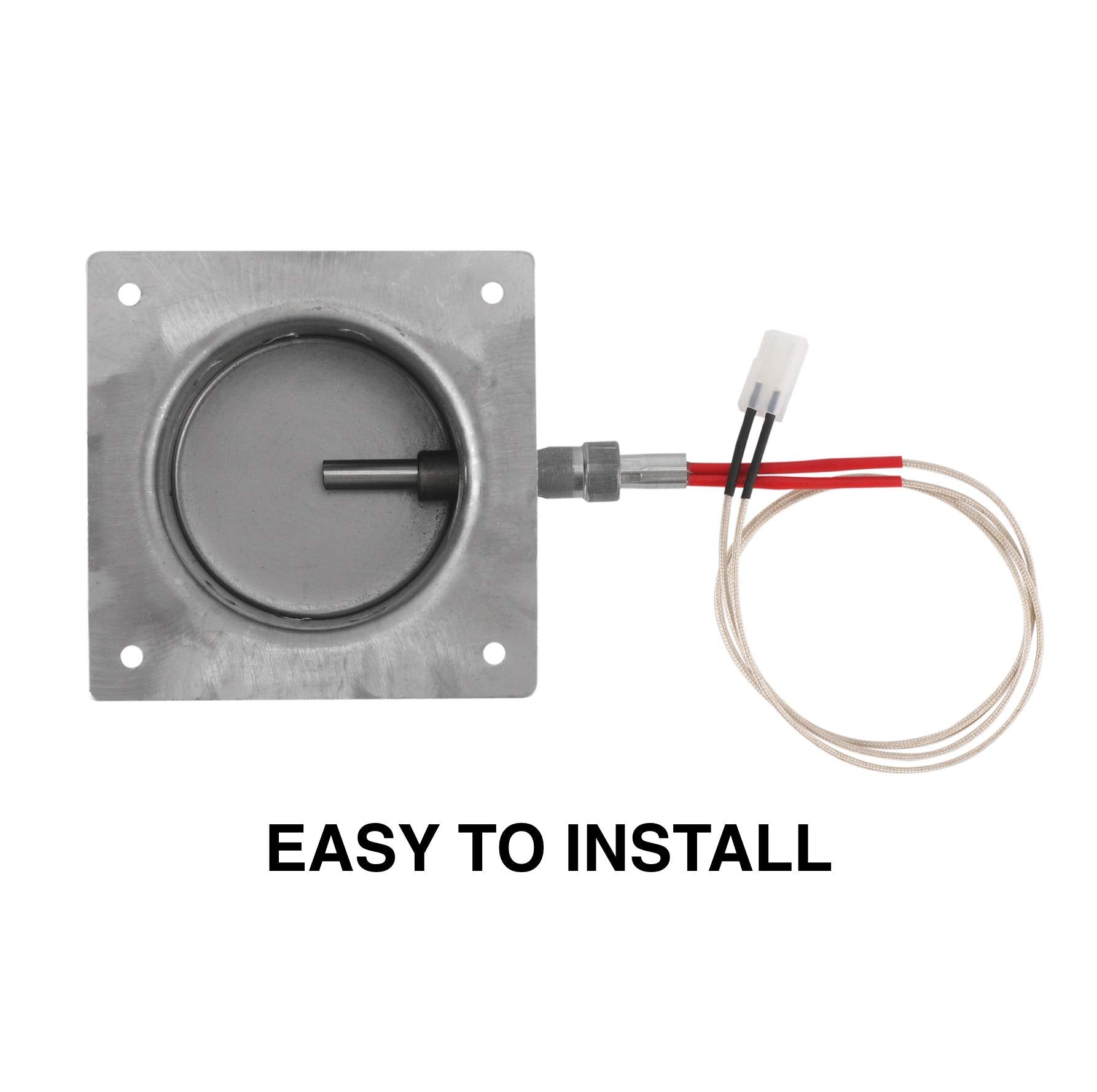 GRILLME ignition kit with burn pot ready for quick replacement.