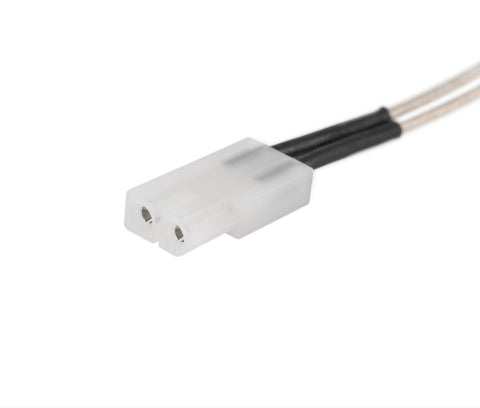 Visible 1/8 to 1/4 inch gap in firepot ensures proper ignition setup.