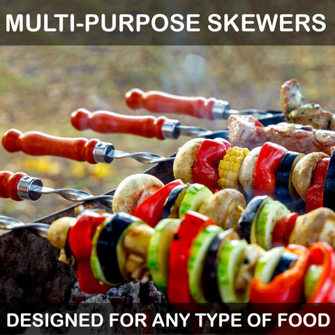GRILLMER seekh kabab compatible skewers for variety.