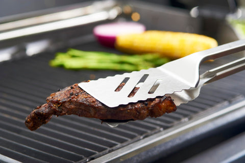 GrillPro 40240 manual lock keeps tools compact and organized.