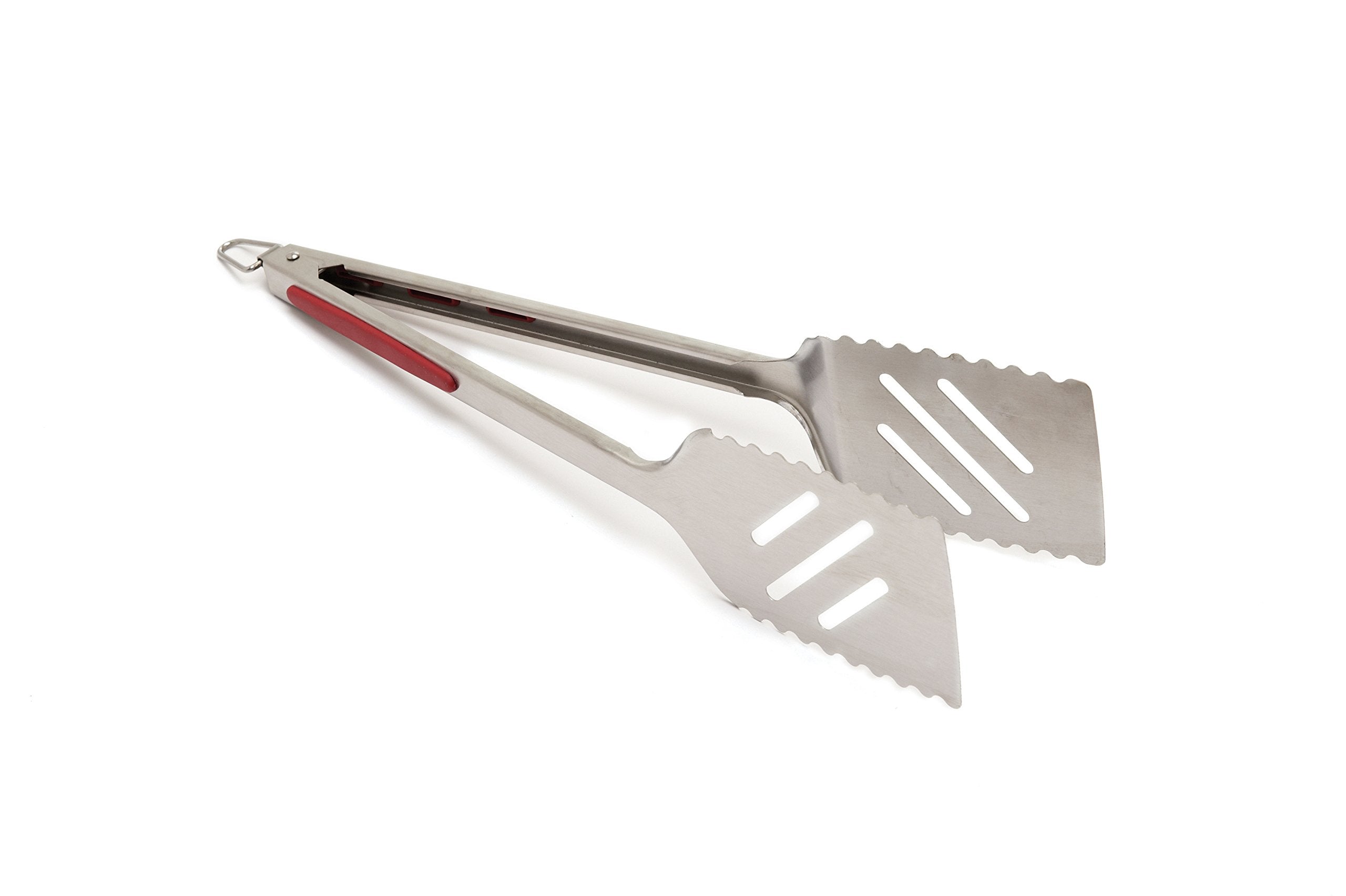 GrillPro 40240 tong-turner combo for efficient flipping and precise gripping on the grill.