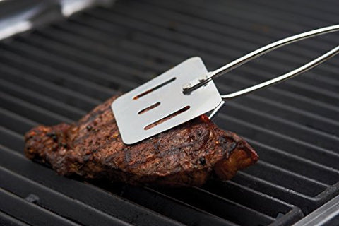 GrillPro 40730 15-inch length keeps hands away from heat while cooking.