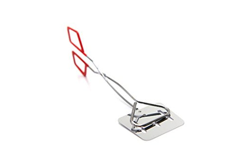 GrillPro 40730 flat-side closeup showing burger pickup ease.