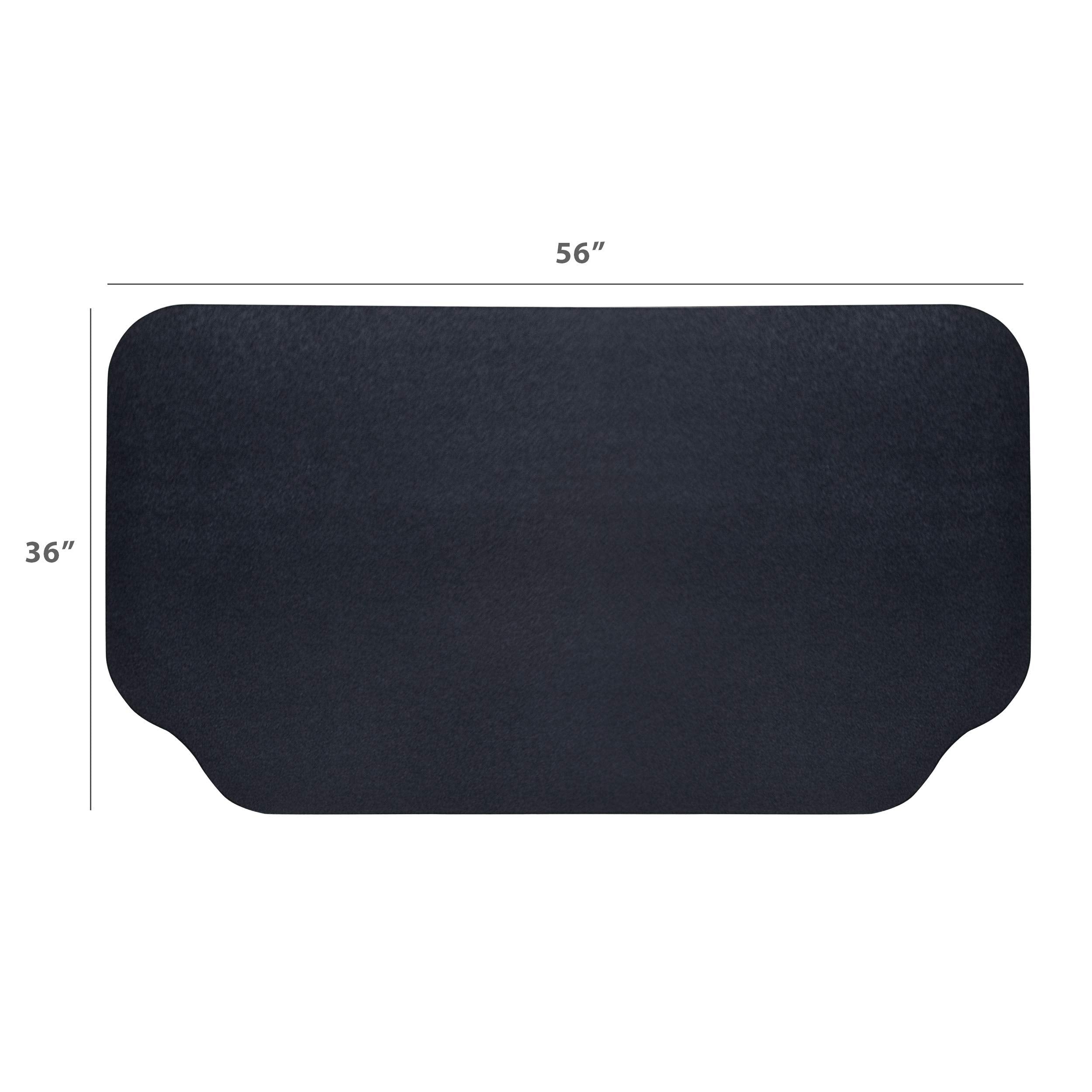 GRILLTEX easy-clean deck mat cleans quickly with wipe or hose.