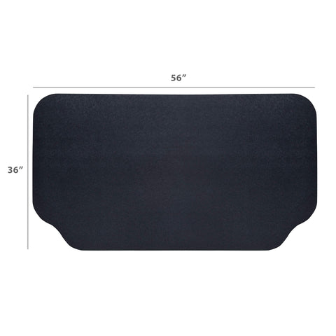 GRILLTEX easy-clean deck mat cleans quickly with wipe or hose.