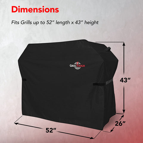 GrillTough fits Weber, Genesis, Char-Broil grills for easy coverage