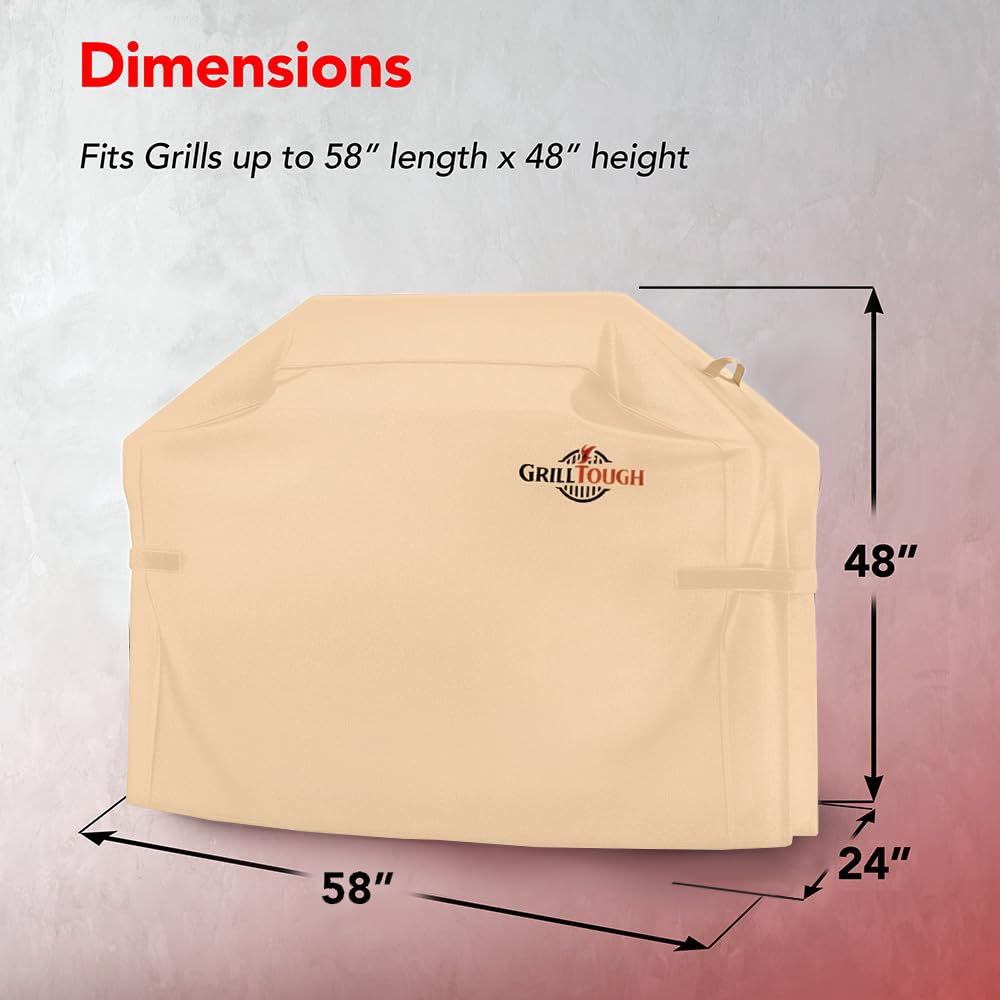GrillTough waterproof grill cover keeps your grill dry after storms