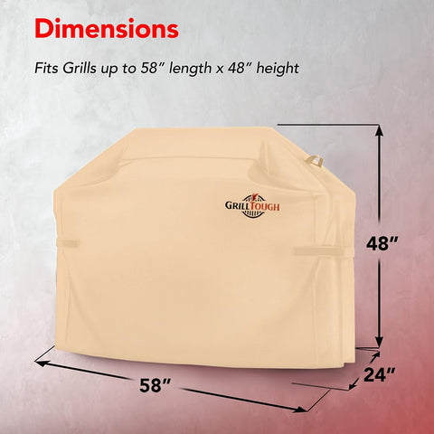 GrillTough waterproof grill cover keeps your grill dry after storms