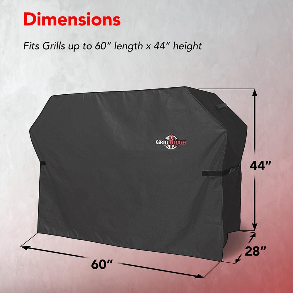 GrillTough waterproof fabric helps protect outdoor grills from rain and fading.
