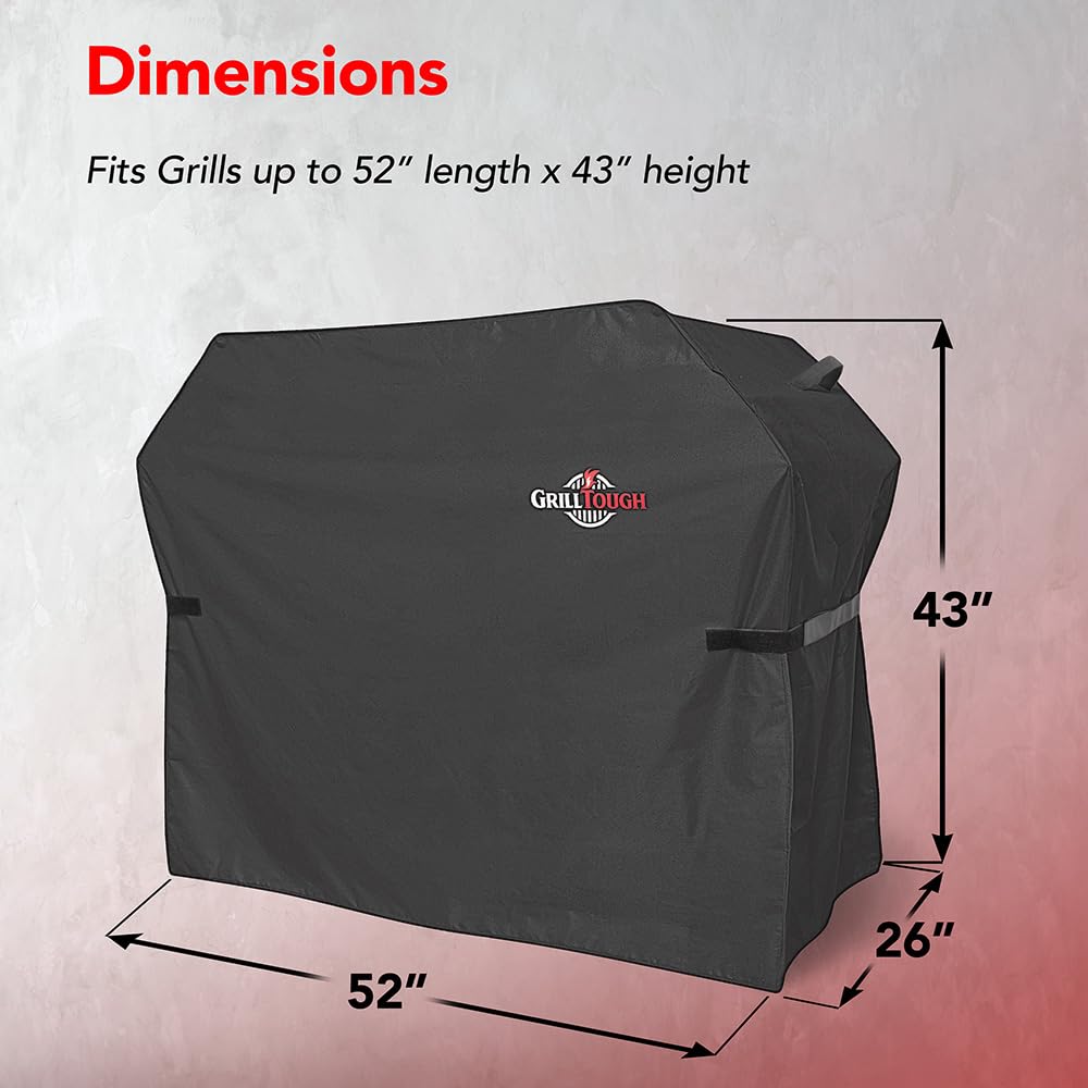 GrillTough weather-resistant cover with UV protection against fading