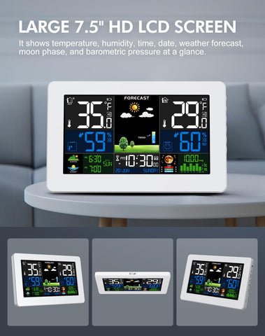 Grilza Weather Station remote sensor monitoring conditions in another room.