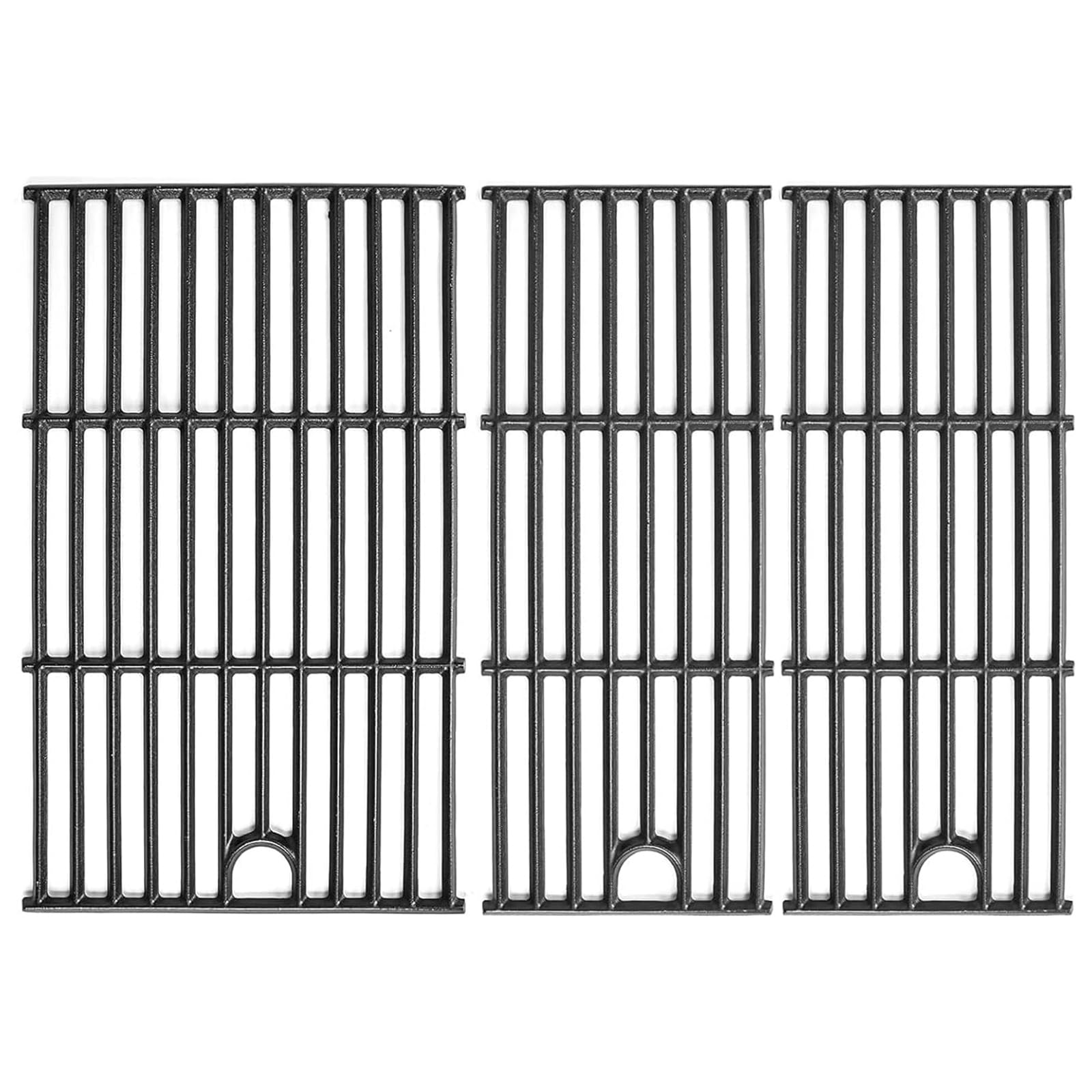 Grimate cast iron grate 17x7 small, Char-Broil compatible for durable searing.