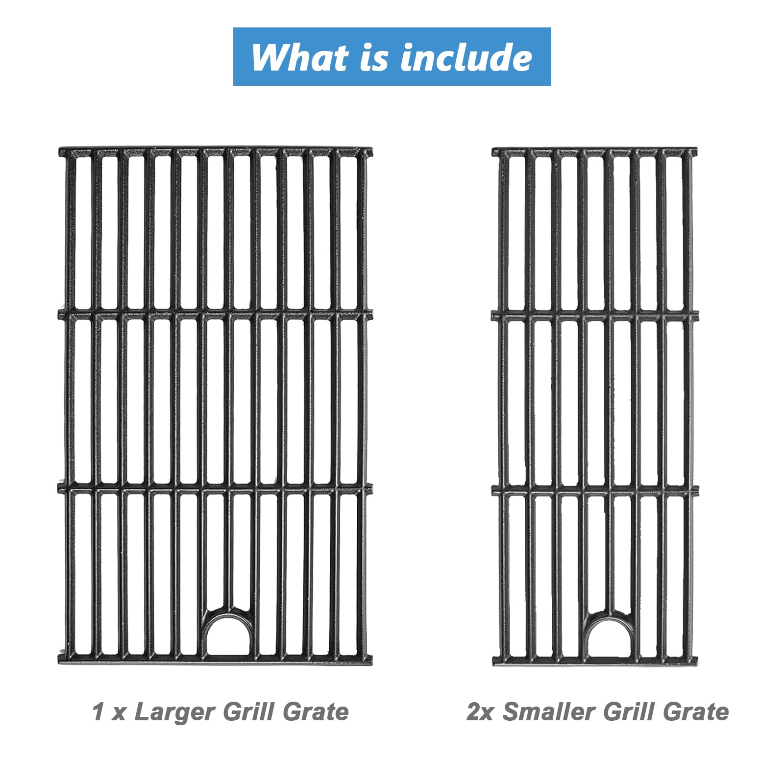 Grimate cast iron grate maintenance tip: oil after use to preserve non-stick surface.