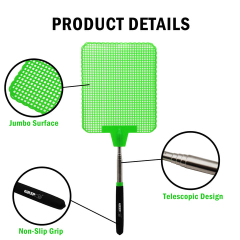 GRIP Grand Rapids telescoping design reaches ceilings and corners.