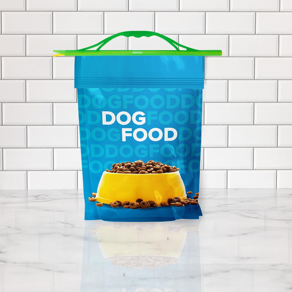 Reusable, multipurpose clip ideal for pet food, bird seed, soil, and more.
