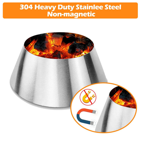 GRISUN 304 stainless steel Whirlpool resists corrosion for durable grilling.
