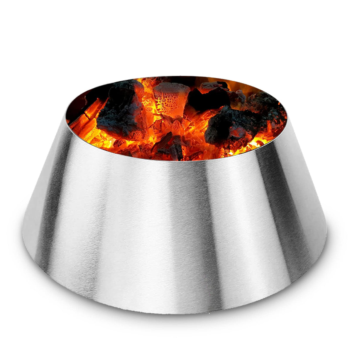 GRISUN BBQ Whirlpool for Weber 22in bottom diameter 12in enhances airflow and efficiency.