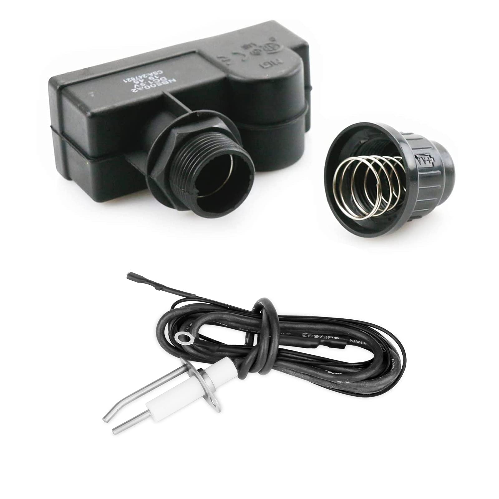 GRISUN Spark igniter leads connect to gas burner for reliable sparks