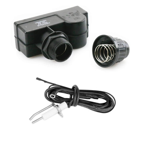 GRISUN Spark igniter leads connect to gas burner for reliable sparks