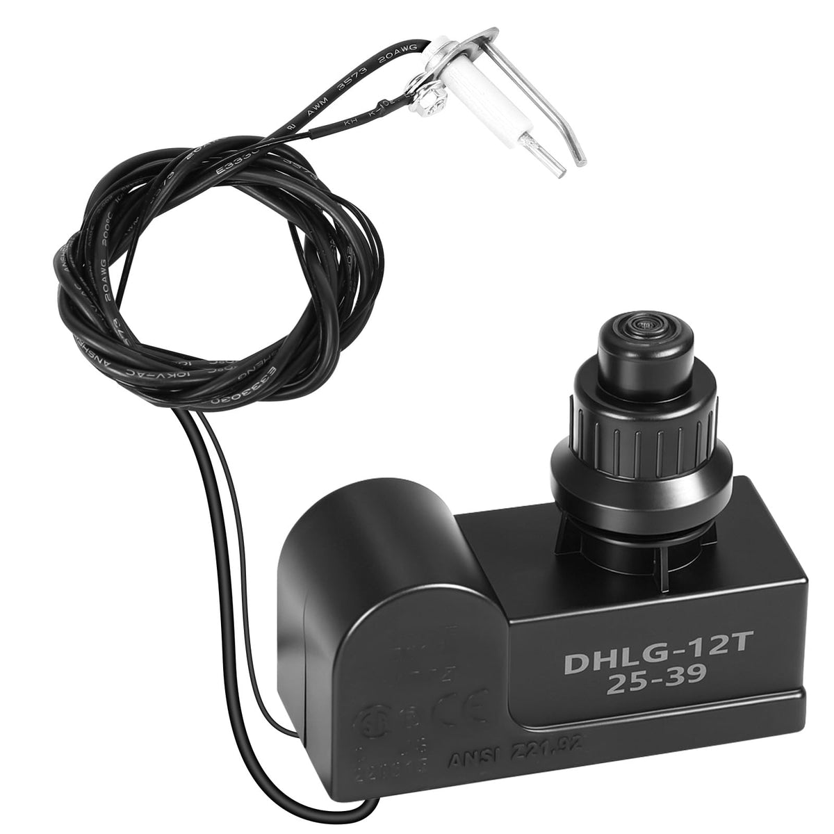 GRISUN Fire Pit Igniter push button in use for quick ignition during outdoor evenings