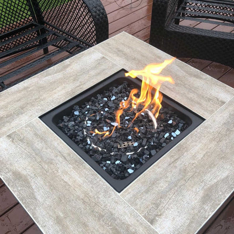 GRISUN sparkle-glass-mirror-reflection adds a dazzling shimmer to flame light.