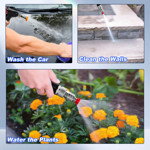 Grngven durable outdoor-use adapter shown for gutter and patio cleaning.